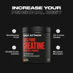 Body Attack Lipo 100 Hardcore + Pure Creatine 300g AKTION – Bild 3